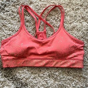 Buff bunny pink sports bra